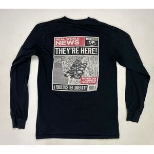 Stadium Goods Graphic T-shirt Women Small Black Long Sleeve